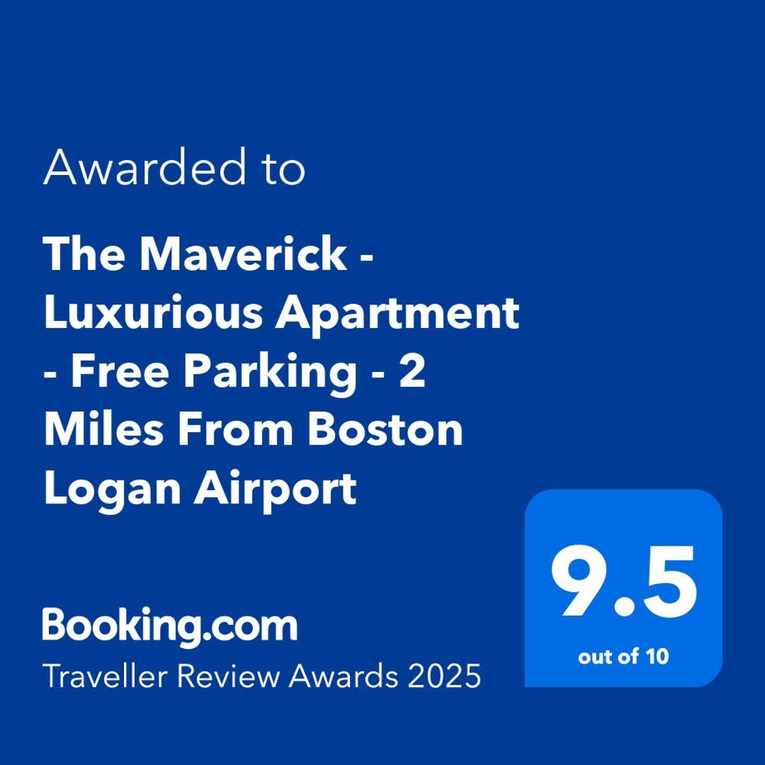 The Maverick - Luxurious Apartment - Free Parking - 2 Miles From Boston Logan Airport Chelsea Exterior foto
